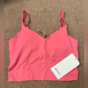 Lululemon NWT align cropped cami tank pink
